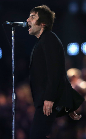Liam Gallagher, Beady Eye, 2012 London Olympic Games Closing Ceremony Liam Gallagher, Beady Eye, 2012 London Olympic Games Closing Ceremony